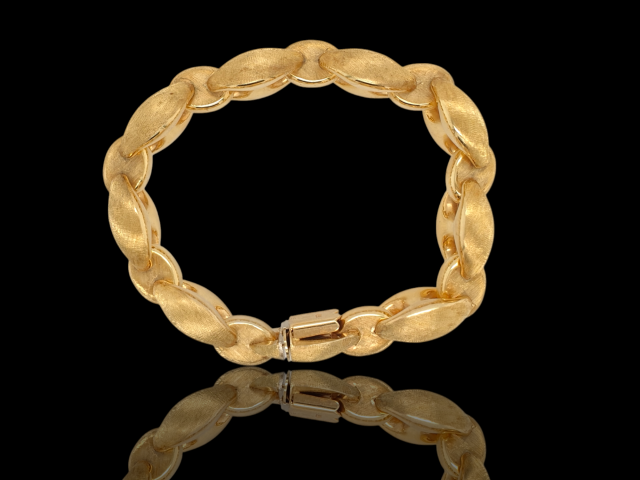 18 karaat gouden luxe occasion armband. #28047 - Image 5