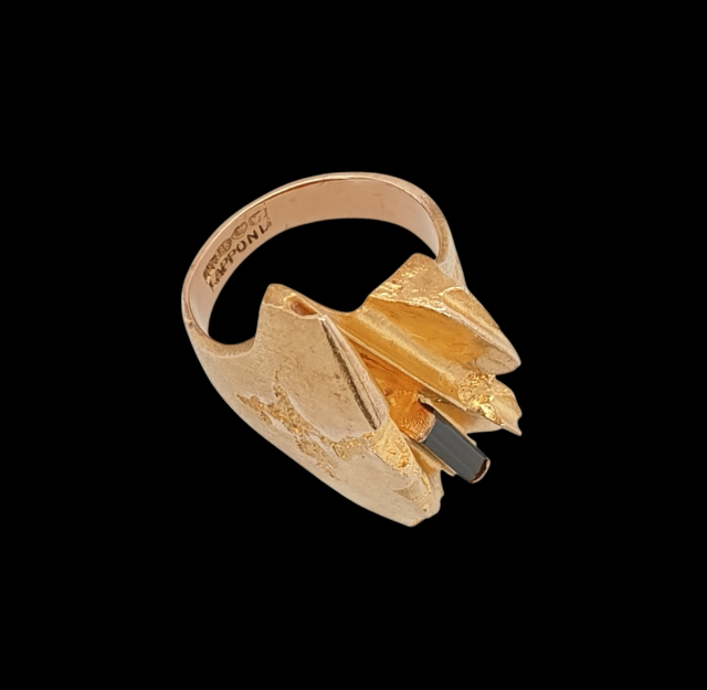 Gouden ring van Lapponia, Björn Weckström Toermaline River. #28101 - Image 2