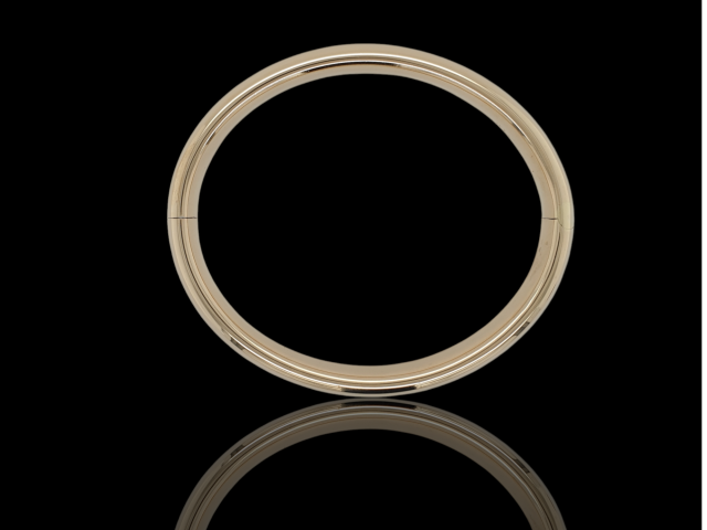 14 Karaat gouden bangle armband. #28122 - Image 2